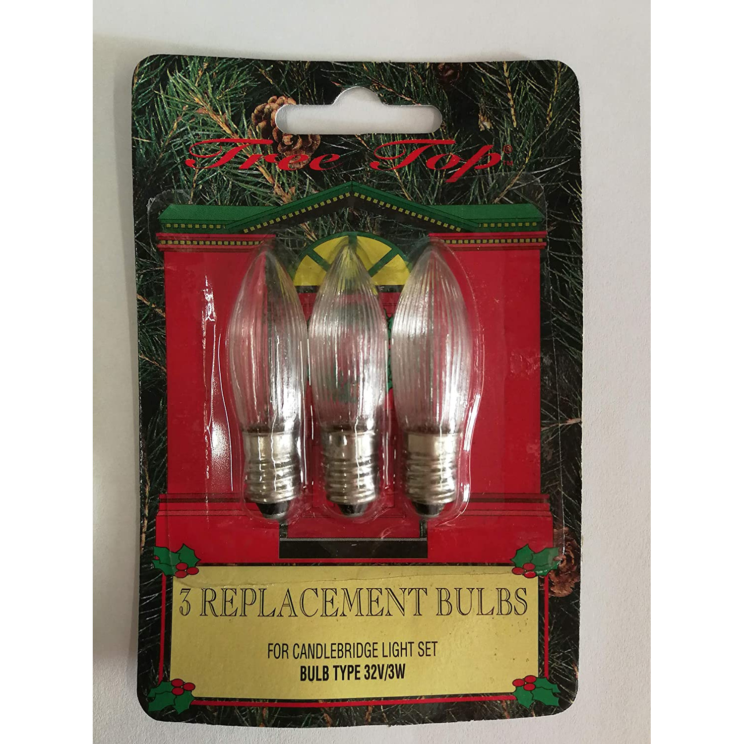 3 Replacement Bulbs 32v 2W Candle Bridge Light Set Christmas Bulbs