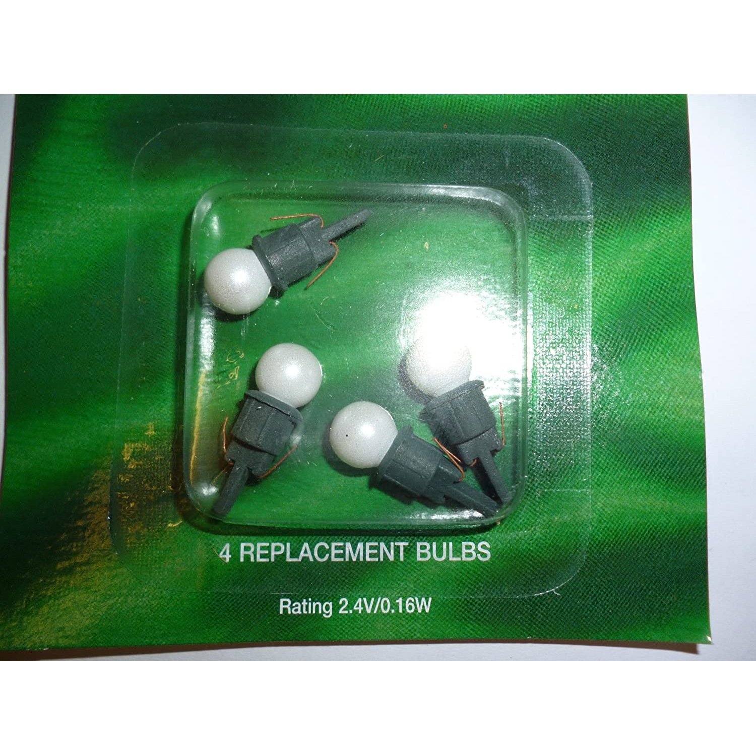 4 Pearlised Micro/Mini Berry Bulb Replacement Bulbs 2.4v 0.16w