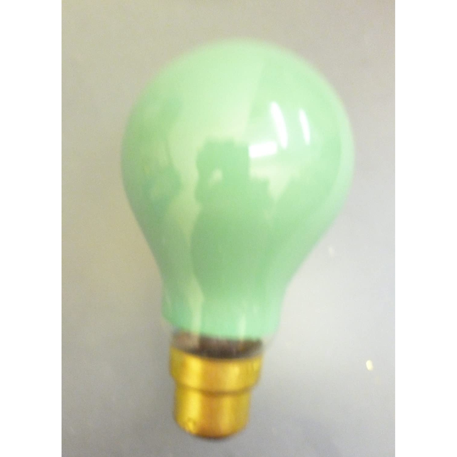 60W 240V Push In Green Coloured Light Bulb (SB298) Christmas Bulbs