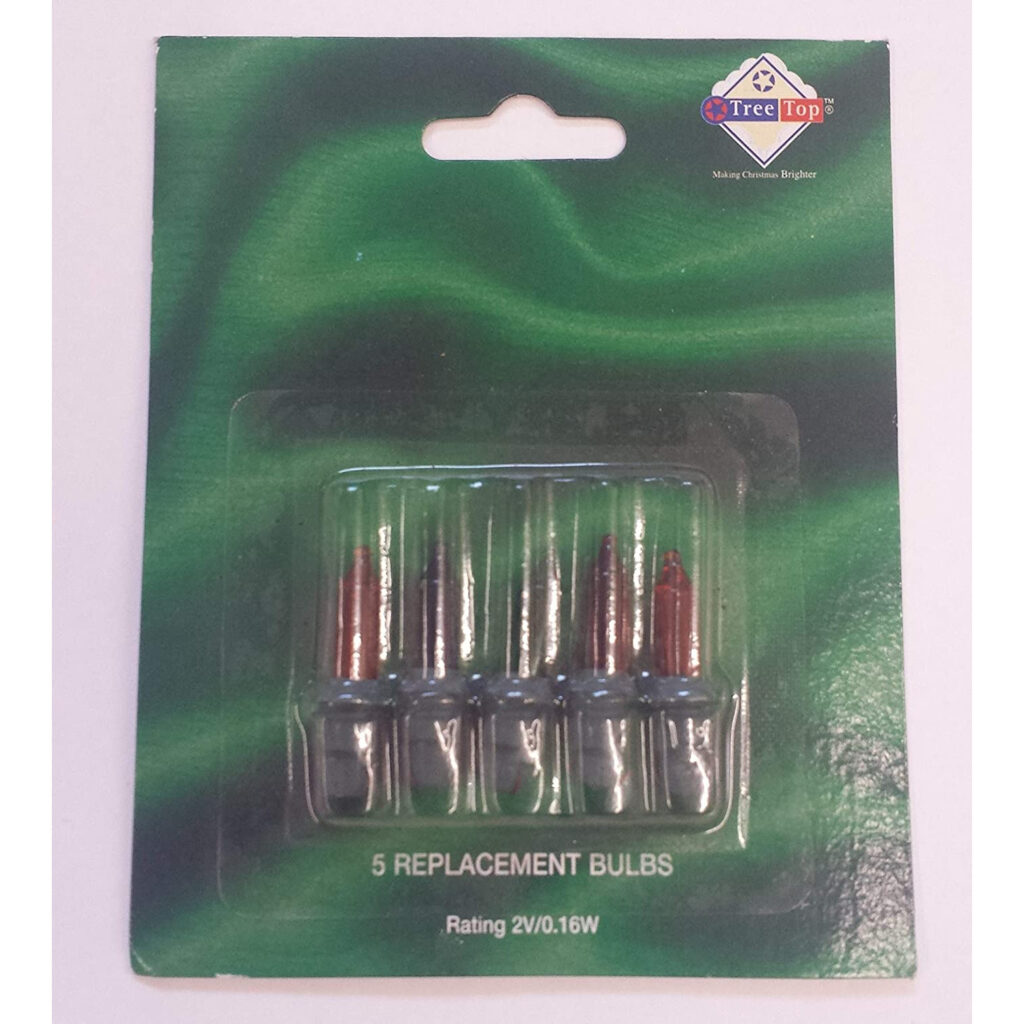 4 Replacement Multi Coloured Bulbs For 35 Bulb Fairy Lights 7v / 0.7w