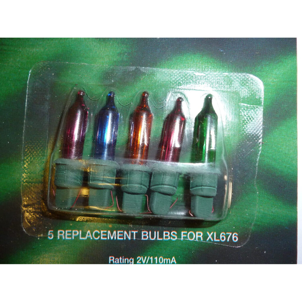 4 Clear Push In Spare Bulbs 2.4v 0.45w & 1 Flasher Bulb (SB240